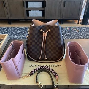 Damier Ebene Neonoé Venus Pink Louis Vuitton